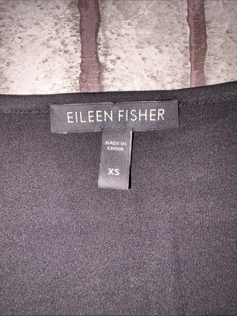 Eileen Fisher Stretch Silk Jersey Scoop Neck Tank in Black XS - Picture 8 of 9